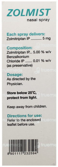 Zolmist Nasal Spray 0.7Ml Zolmist Nasal Spray 0.7Ml